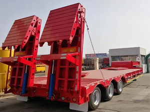 80 Ton Low Loader Flatbed Trailer